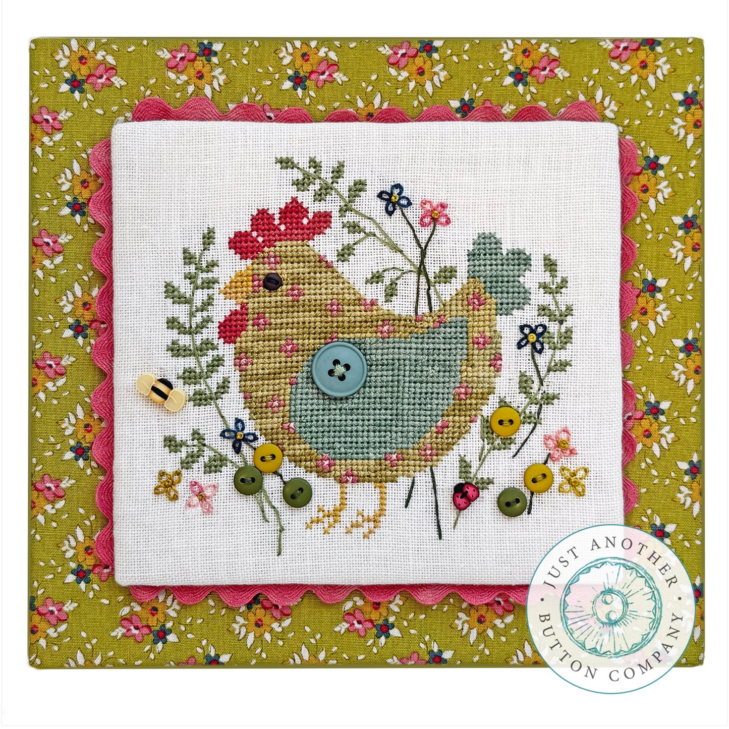 Calico Chick - Chart with Buttons ~ Just Another Button Company
