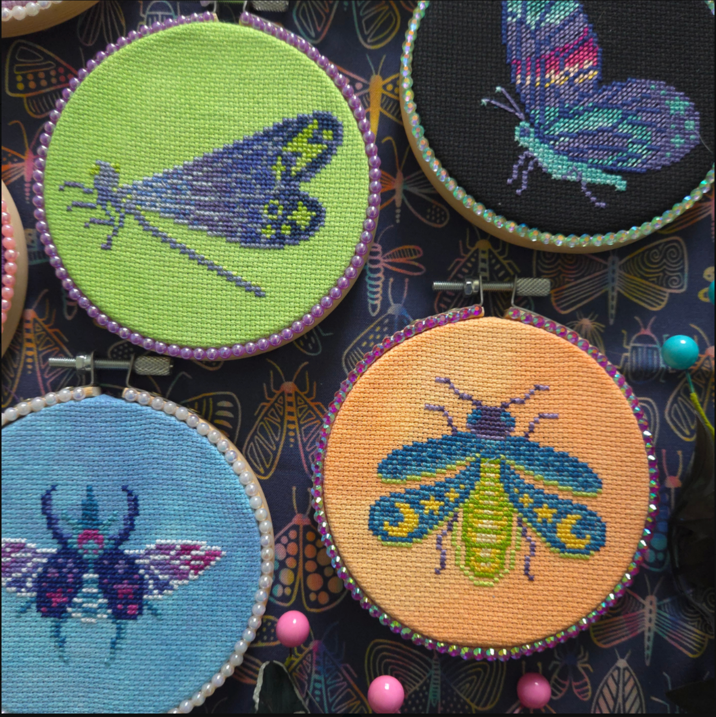 * PREORDER * Celestial Bugs ~ BAD Stitch ~ Needlework Marketplace 2026