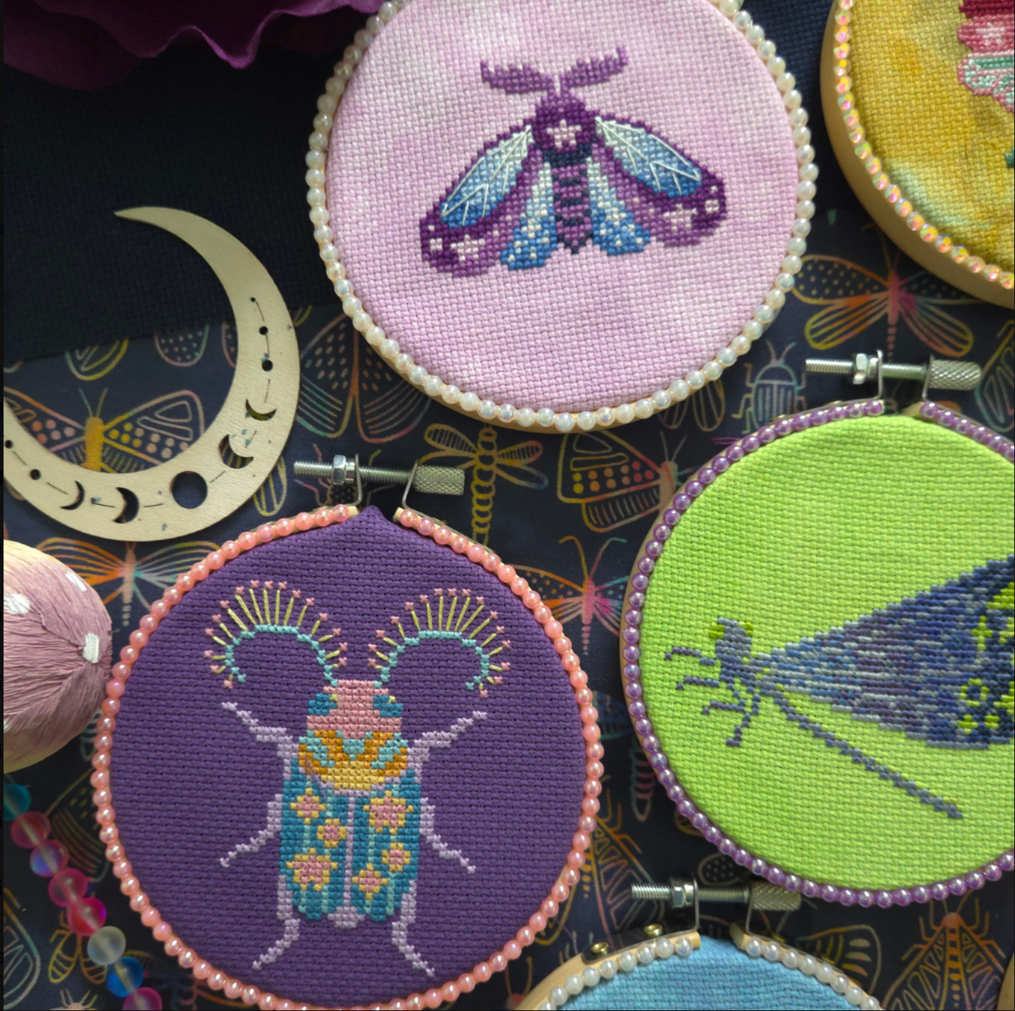 * PREORDER * Celestial Bugs ~ BAD Stitch ~ Needlework Marketplace 2026