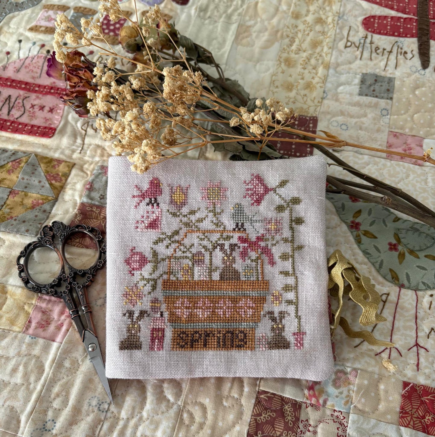 *PREORDER* Chocolate Bunnies Needle Book ~ Pansy Patch Quilts and Stitchery~ Nashville Needlework Market 2026