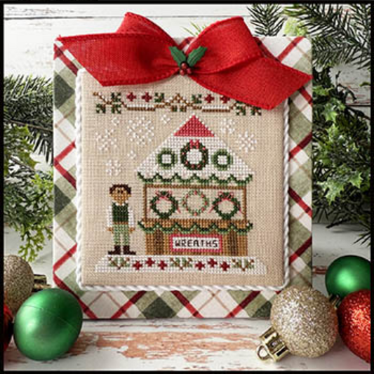 Christmas Market #5 - Christmas Wreath Stand ~ Country Cottage Needleworks