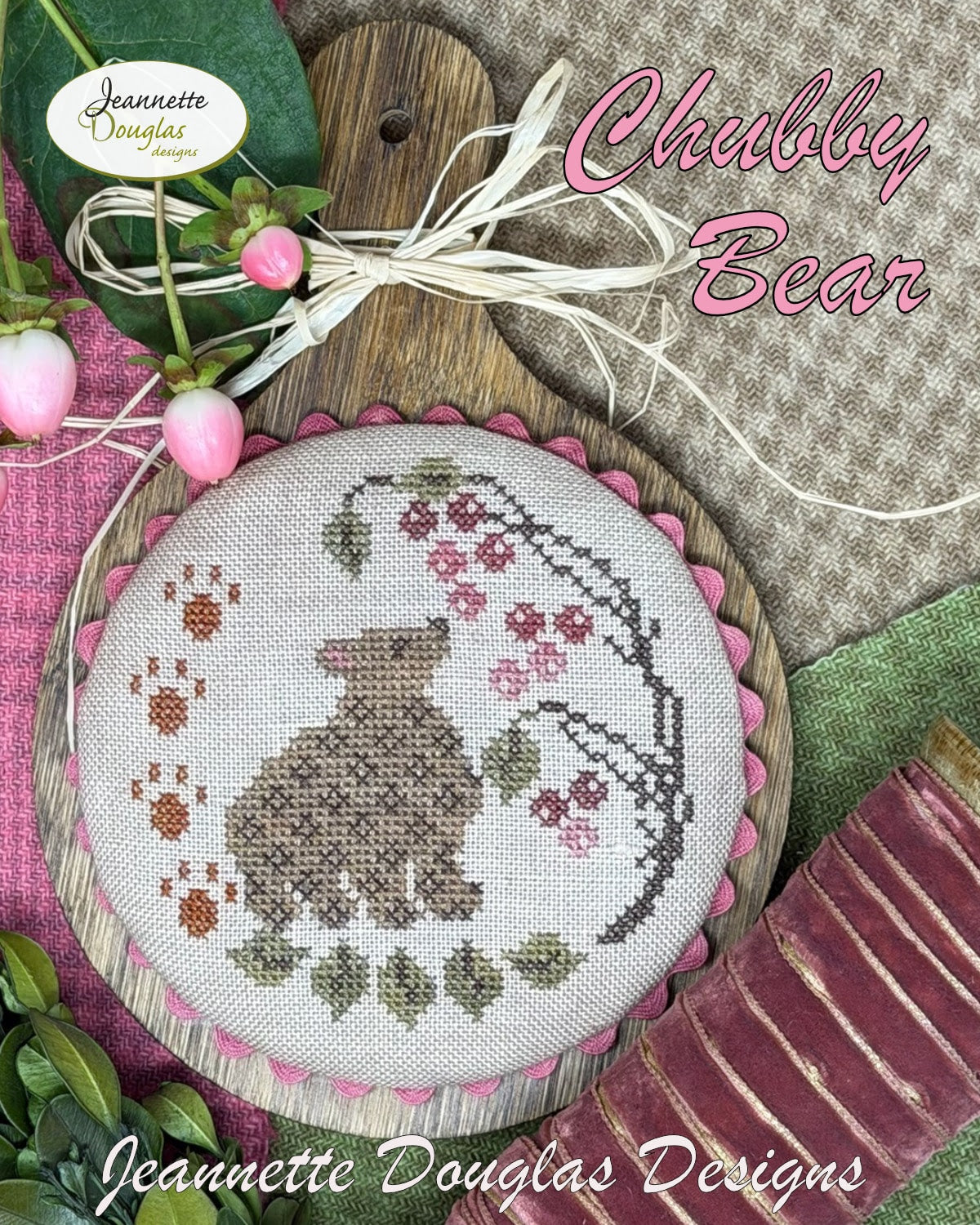 *PREORDER* Chubby Bear ~ Jeannette Douglas ~ Nashville Needlework Market 2026