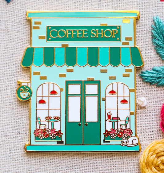 Coffee Shop Needle Minder ~ Flamingo Toes