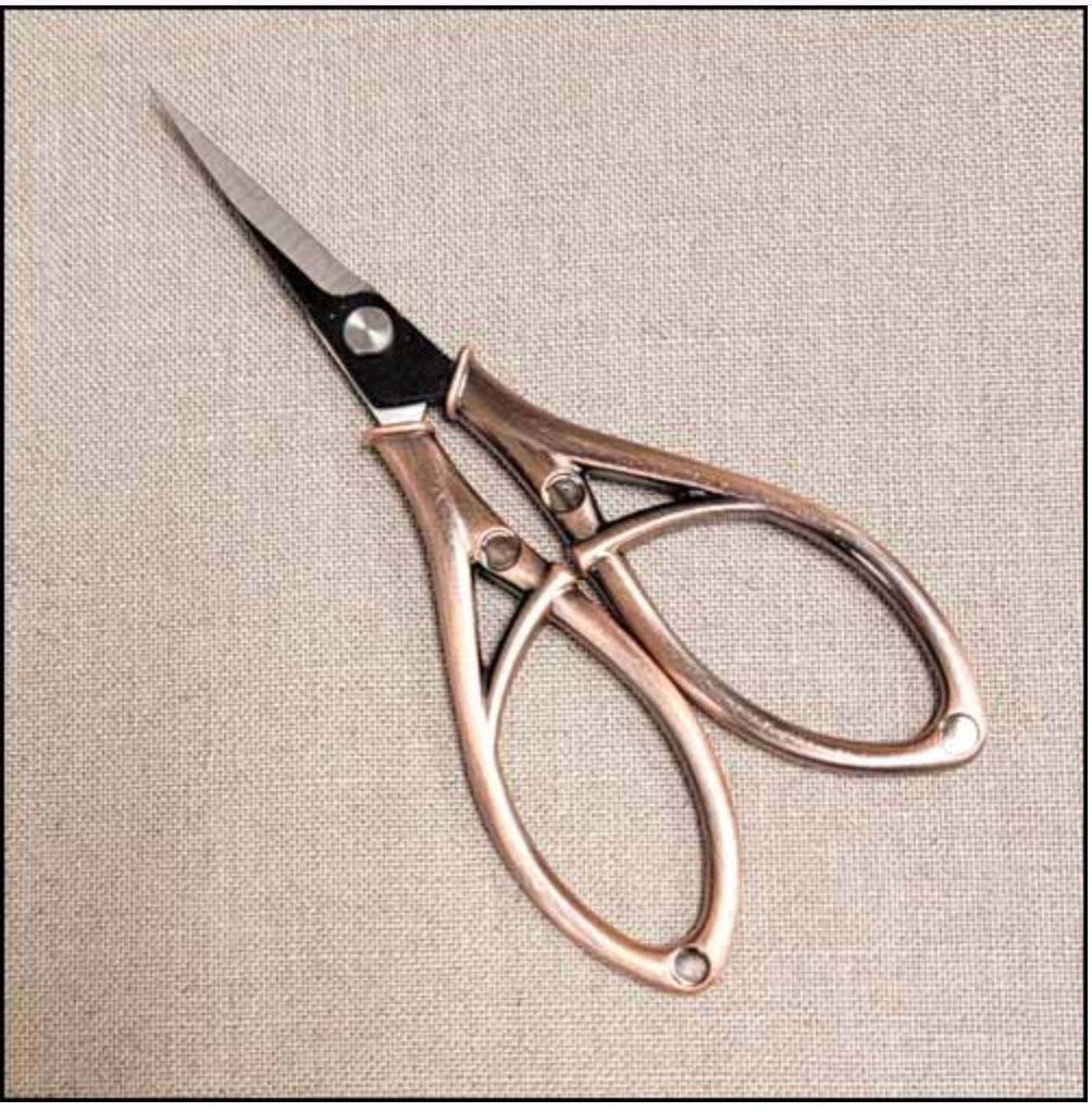 Copper Butterfly Embroidery Scissors (Sharp Point) ~ Yarn Tree