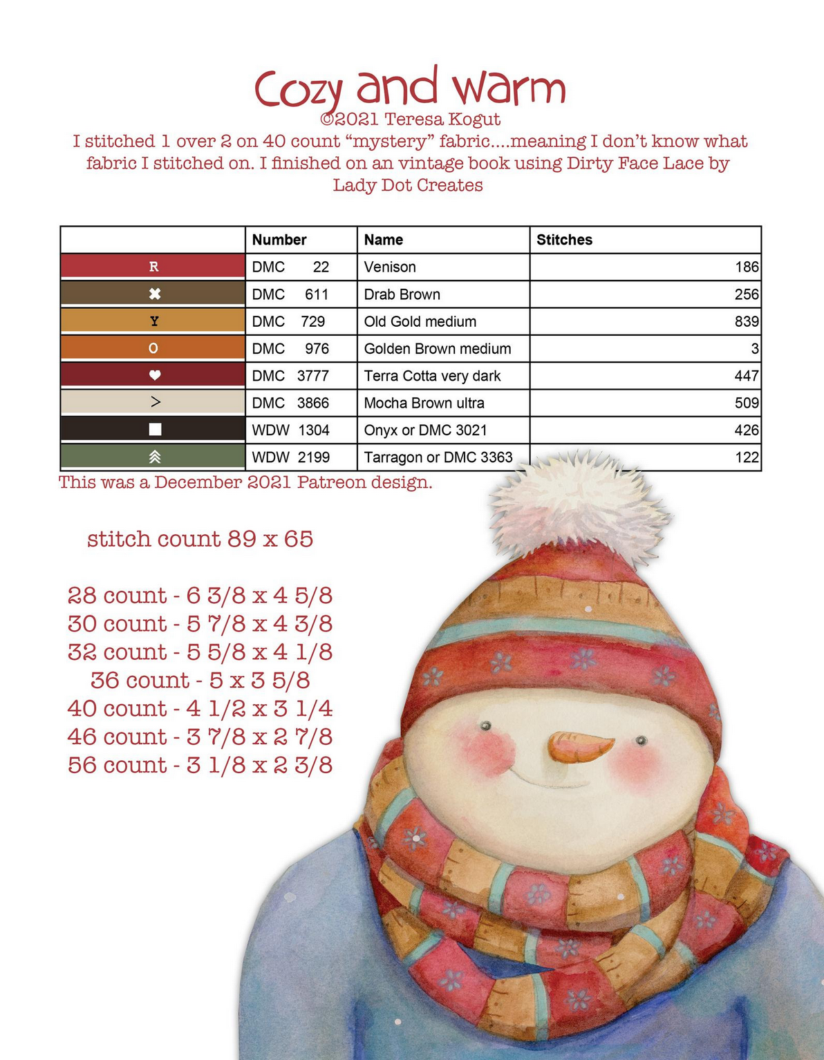 Hello Winter - Book with 9 Designs ~ Teresa Kogut