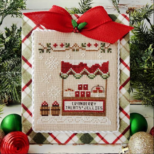 Christmas Market #8 - Cranberry Stand ~ Country Cottage Needleworks (Copy)