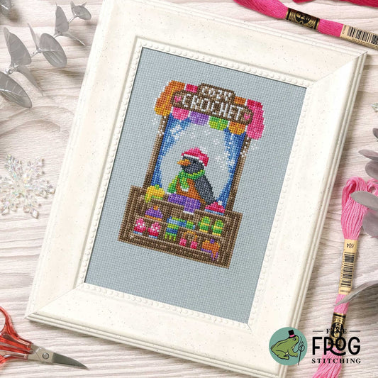 * PREORDER * Crochet Shop Robin ~ Fine Frog Stitching ~ Needlework Marketplace 2026