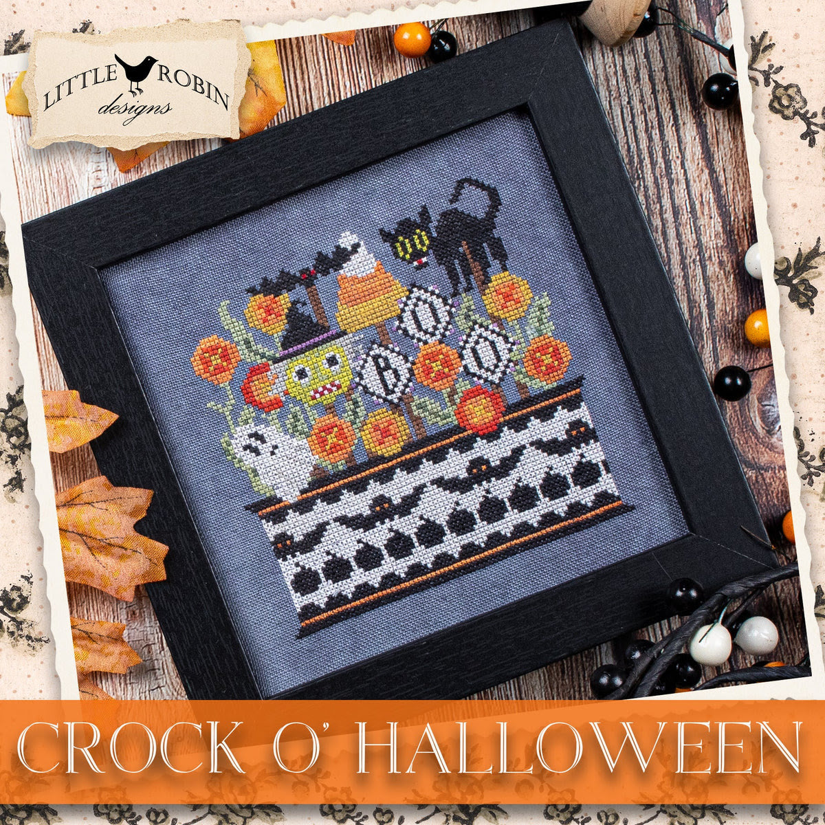 * PREORDER * Crock O' Halloween ~ Little Robin Designs ~ Needlework Marketplace 2026
