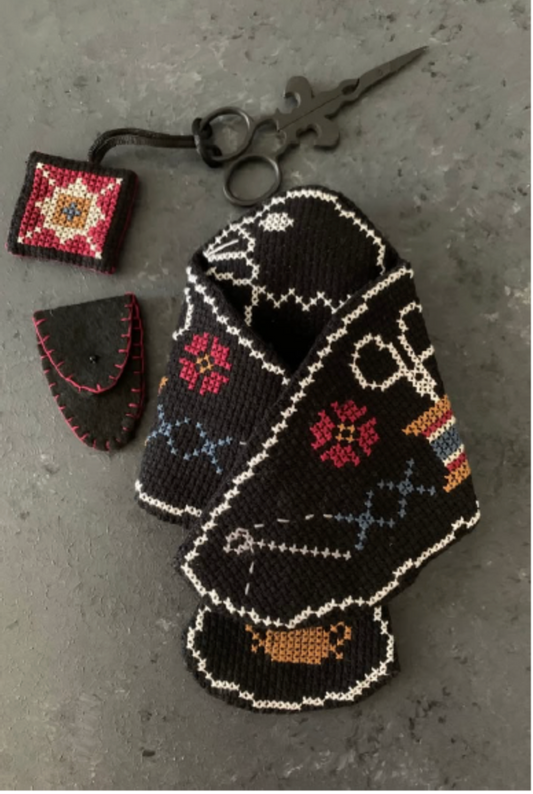 * PREORDER * Crow Keepsake ~ Twin Peak Primitives ~ Needlework Marketplace 2026