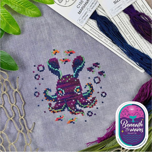 *PREORDER* Deep Sea Dumbo ~ Beneath the Waves Palette ~ The Stitch Crypt ~ Nashville Needlework Market 2026