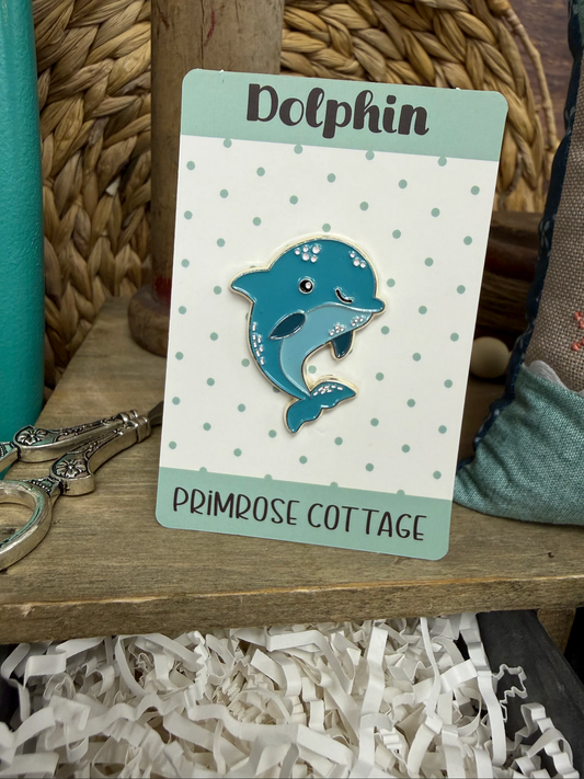 Dolphin Needle Minder ~ Primrose Cottage