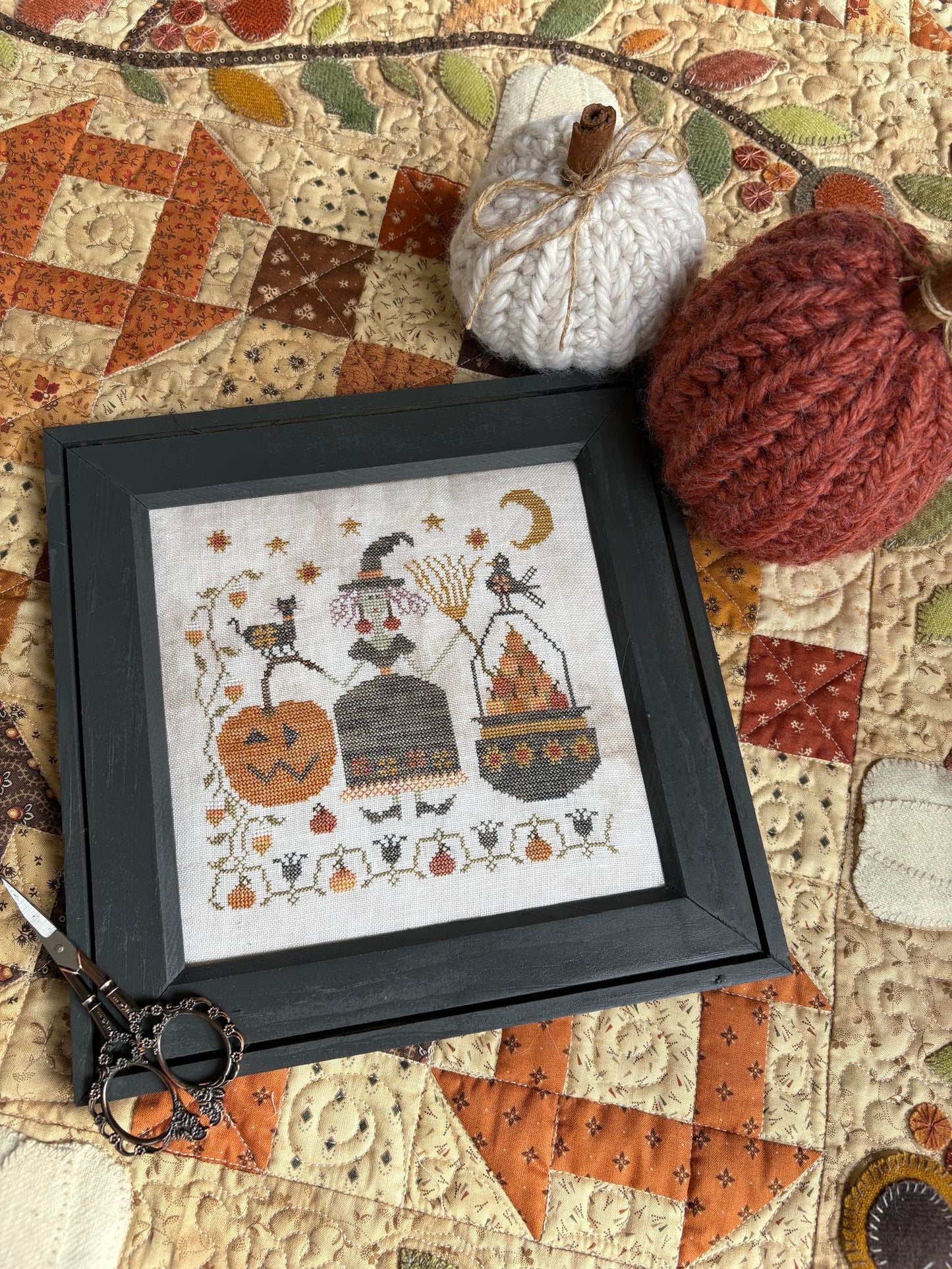 Coming Soon! ~ Drusella's Pumpkin Stew ~ Pansy Patch Quilts and Stitchery