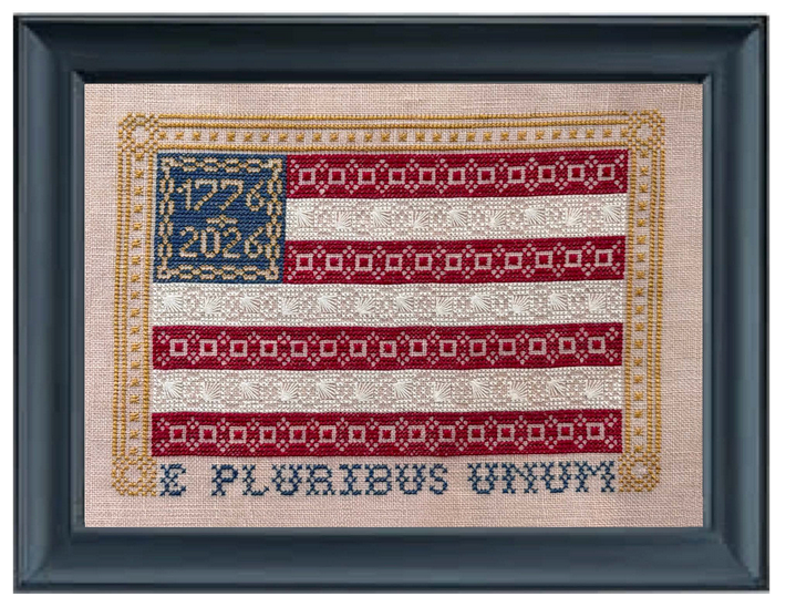 E Pluribus Unum ~ Violets & Sunshine ~ Nashville Needlework Market 2026