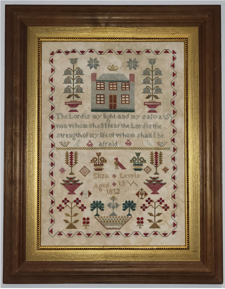 Eliza Lewis 1852 ~ Nashville Exclusive ~ The Spanish Stitcher