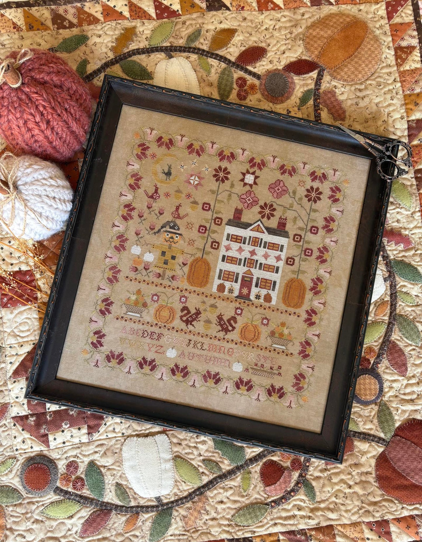 * PREORDER * Enchanted Autumn Sampler ~ Pansy Patch Quilts and Stitchery ~ Needlework Marketplace 2026