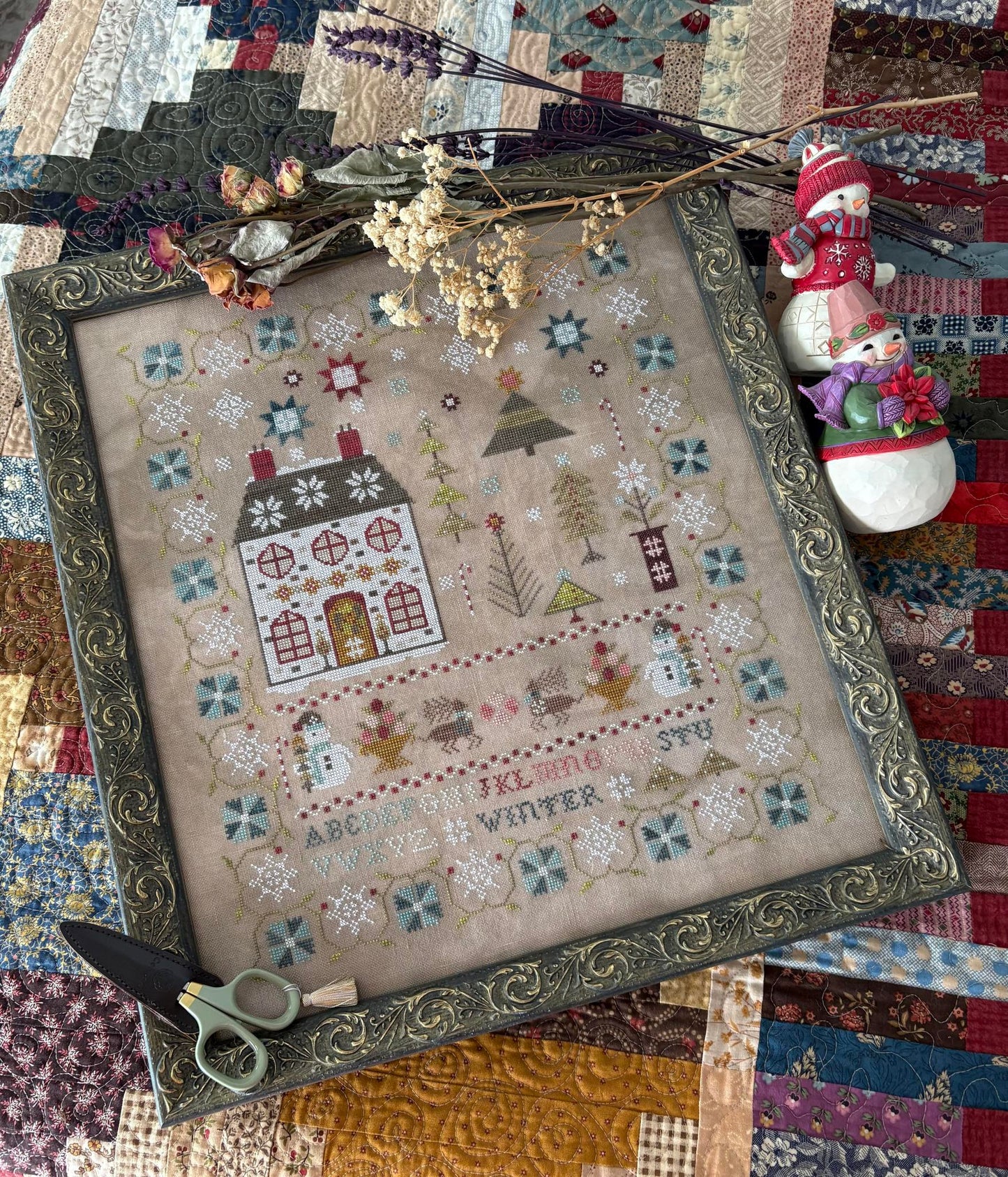 *PREORDER* Enchanted Winter Sampler ~ Market Exclusive ~ Pansy Patch ~ Nashville Needlework Market 2026