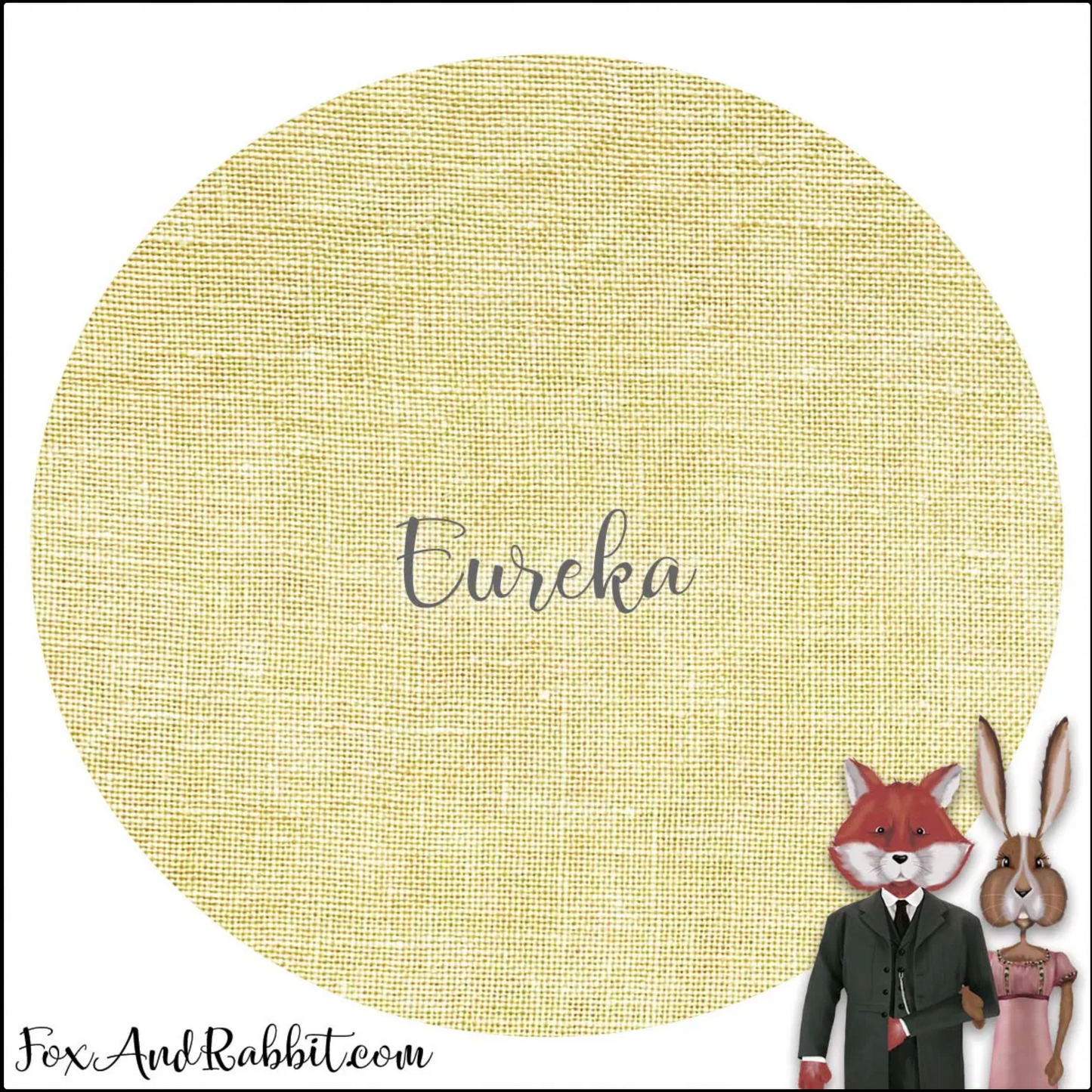 Eureka ~ 18 Count Aida ~ Fox and Rabbit