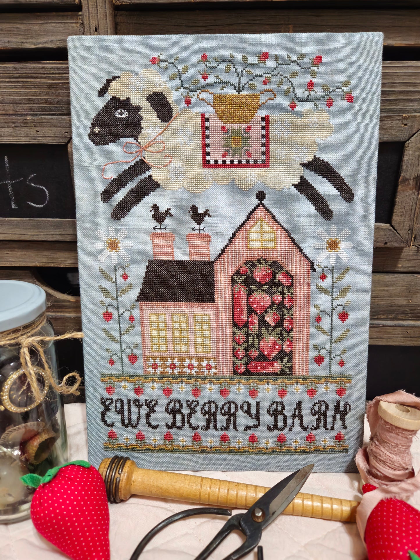 *PREORDER* Ewe Berry Barn ~ Quaint Rose Needlearts ~ Nashville Needlework Market 2026