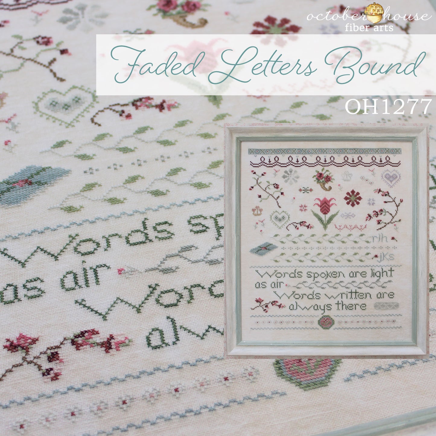 Faded Letters Bound ~ October House Fiber Arts