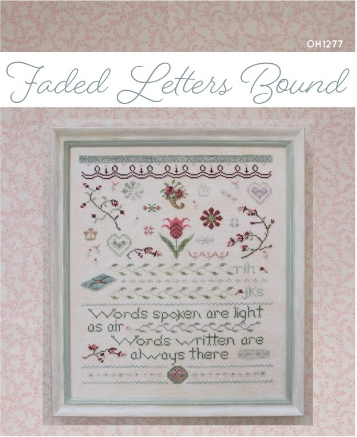 Faded Letters Bound ~ October House Fiber Arts