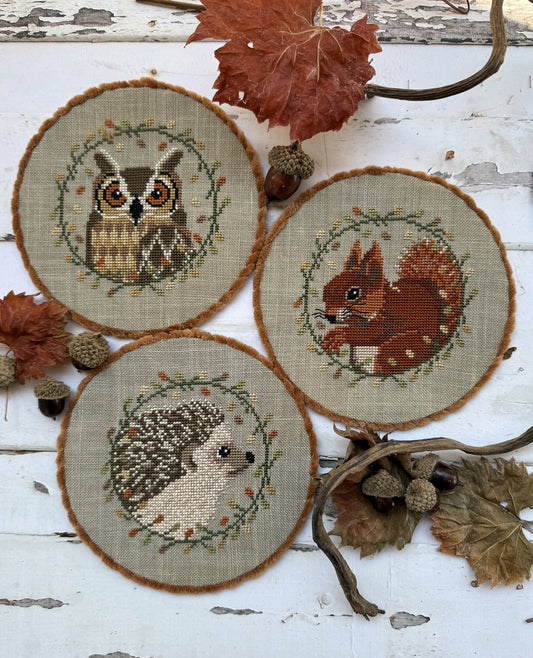 Fall Animals Trio ~ Puntini Puntini