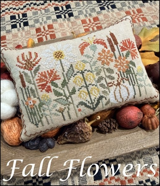 * PREORDER * Fall Flowers ~ The Scarlett House ~ Needlework Marketplace 2026