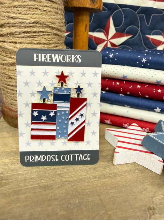 Fireworks Needle Minder ~ Primrose Cottage