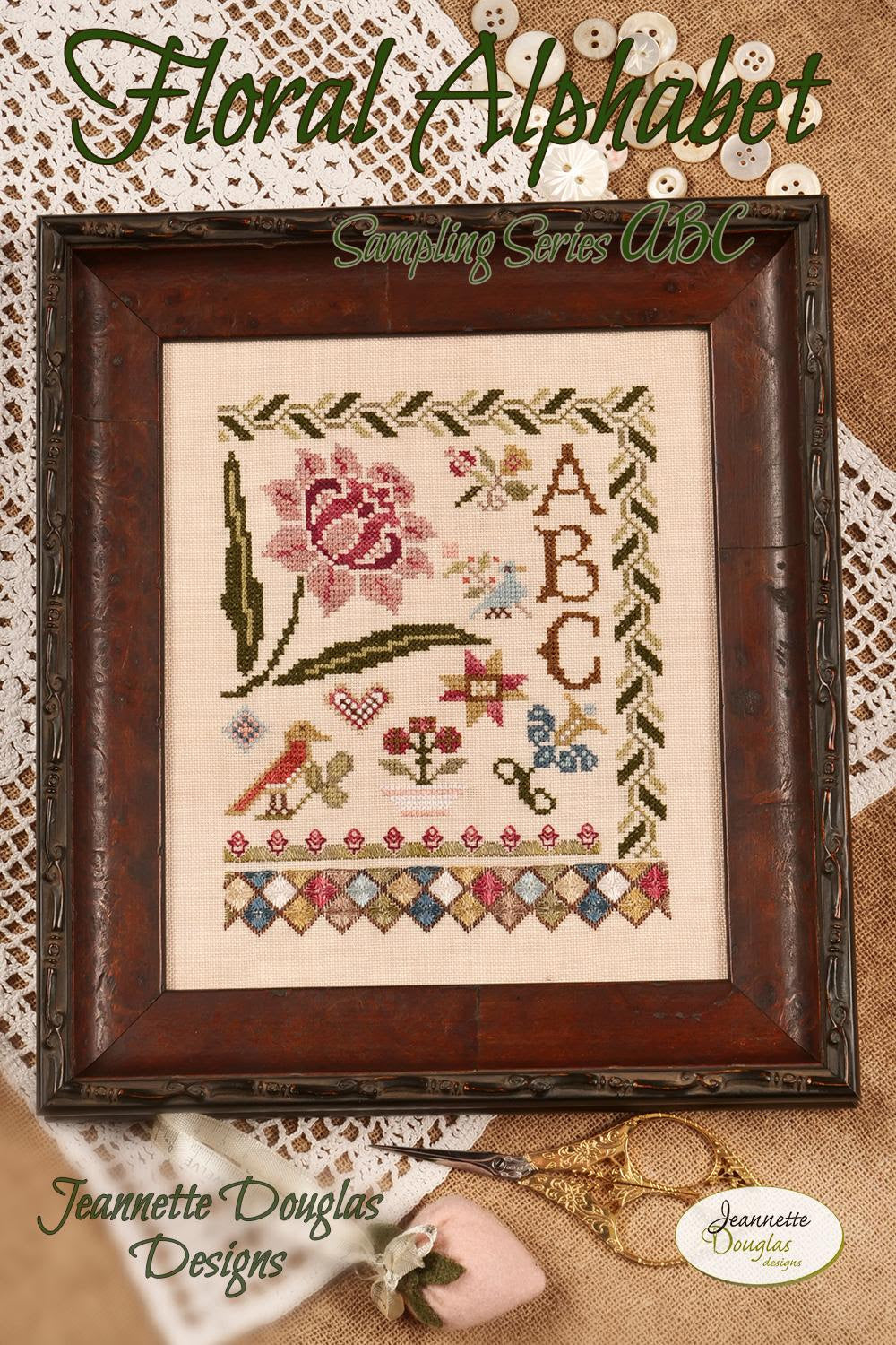 ABC - Floral Alphabet Series ~ Jeannette Douglas