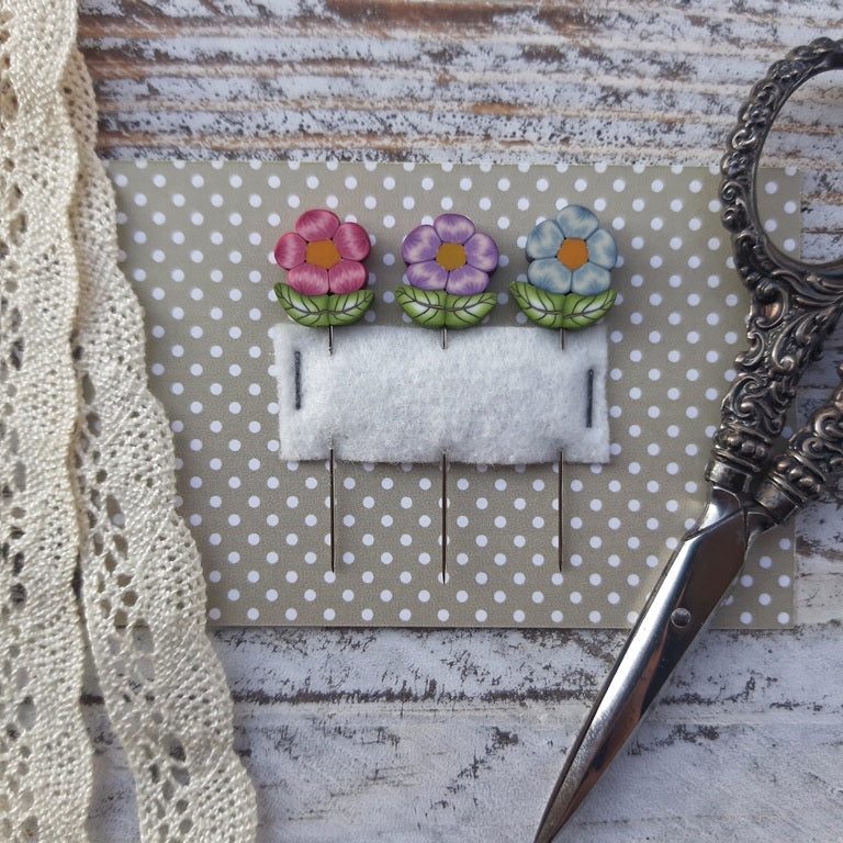 Flowers Small Pin Set ~ Puntini Puntini