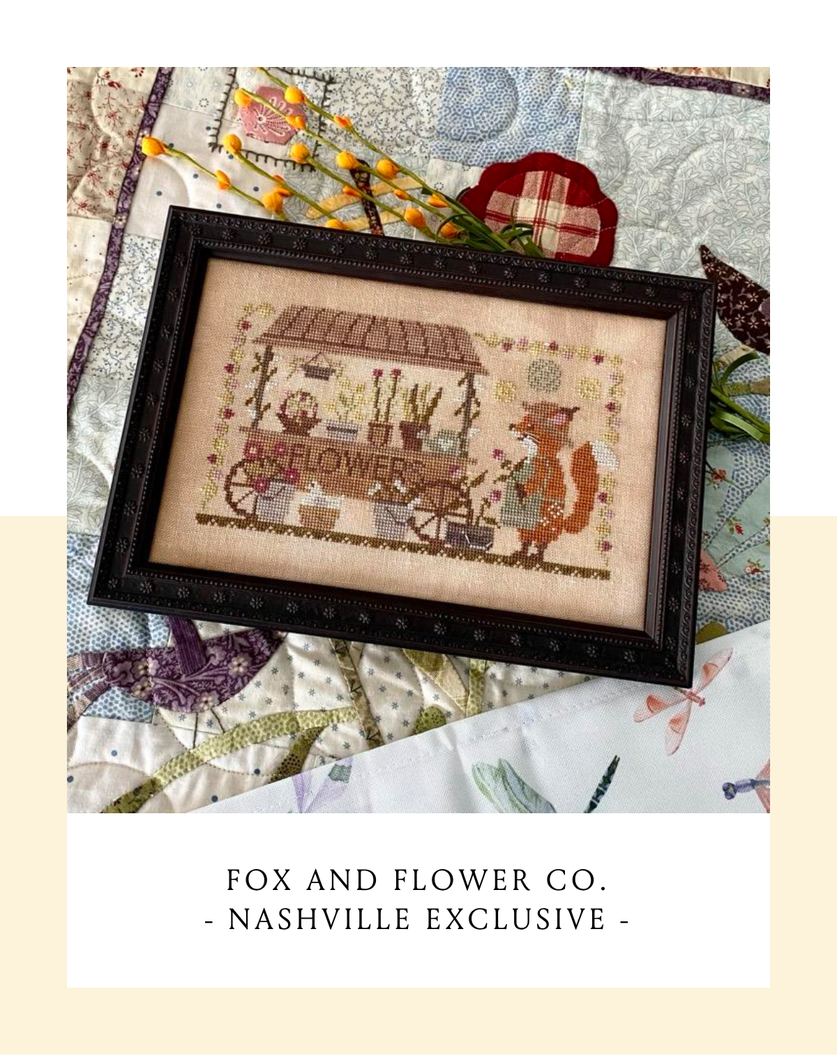 Fox and Flower Co. ~ Market Exclusive ~ Blueberry Ridge Design ~ Nashville Needlework Market 2026
