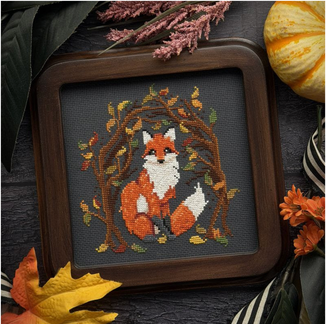 * PREORDER * Fox in the Hollow ~ The Stitch Crypt ~ Needlework Marketplace 2026