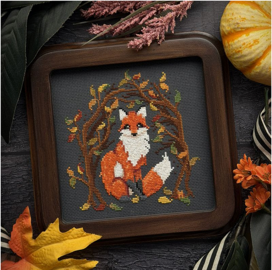 * PREORDER * Fox in the Hollow ~ The Stitch Crypt ~ Needlework Marketplace 2026