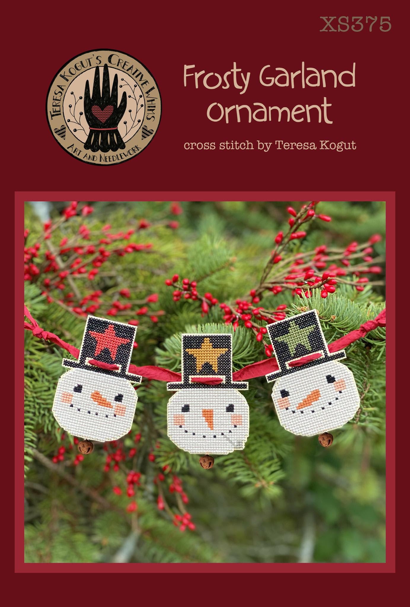 Coming Soon! ~ Frosty Garland Ornament ~ Teresa Kogut