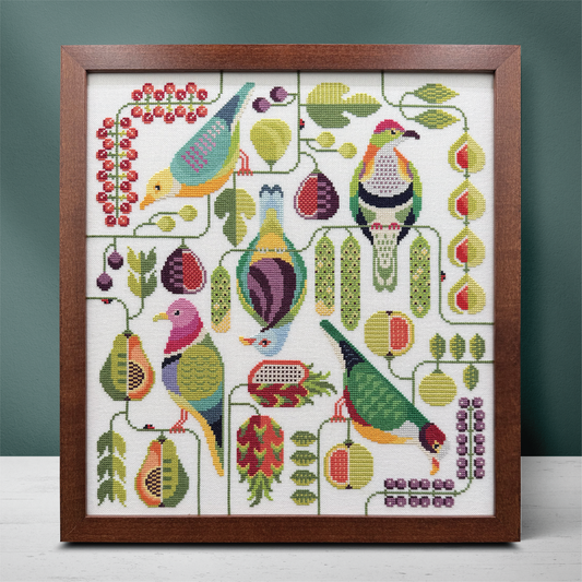 *PREORDER* Fruit Dove Frenzy ~ Market Exclusive ~ Boomerang Stitches ~ Nashville Needlework Market 2026