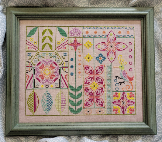 Funky Bird ~ Wildflower Stitching