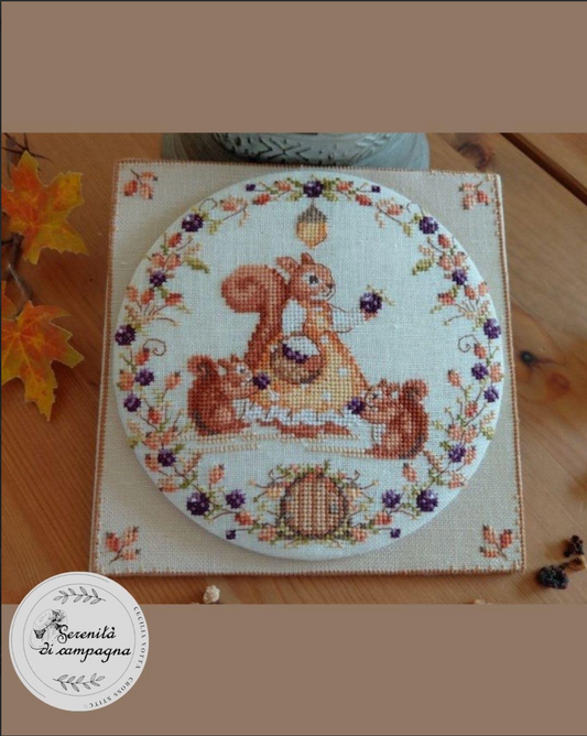 * PREORDER * Giornata d'Autunno - Scoiattoli ~ Serenita di Campagna ~ Needlework Marketplace 2026
