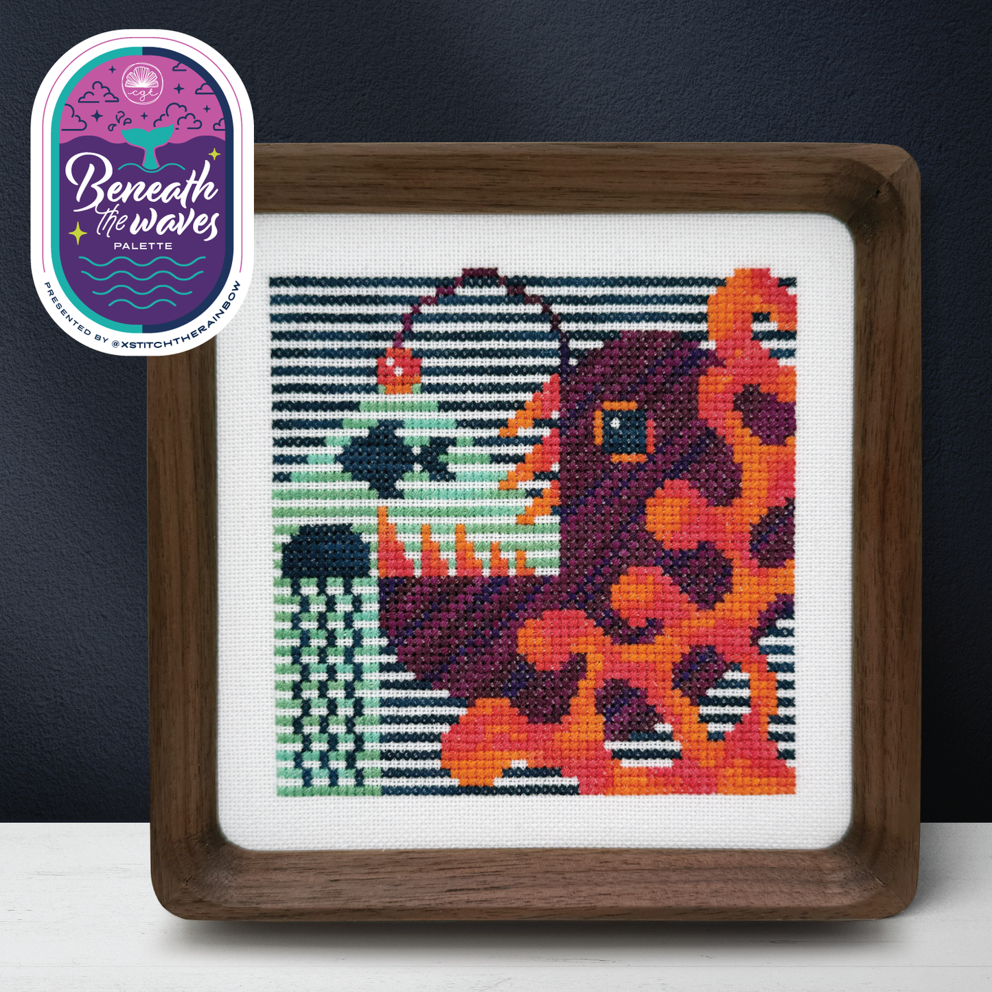 *PREORDER* Glow Below ~ Beneath the Waves Palette ~ Boomerang Stitches ~ Nashville Needlework Market 2026