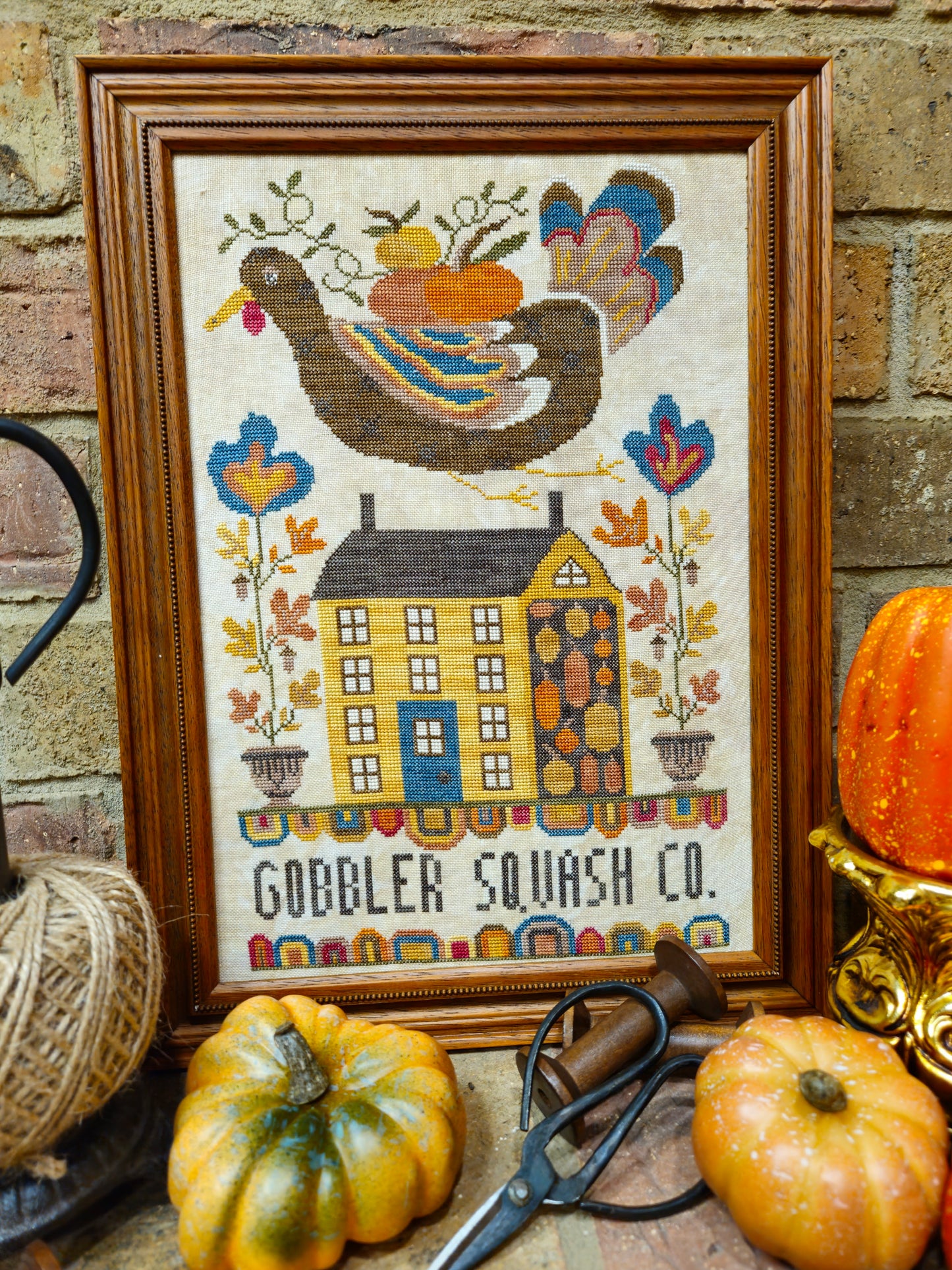 * PREORDER * Gobbler Squash Co. ~ Quaint Rose Needlearts ~ Needlework Marketplace 2026