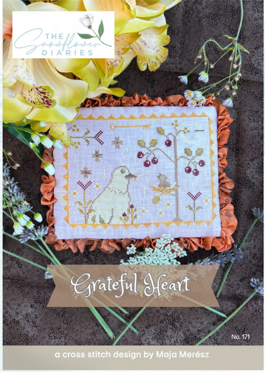 PRE-ORDER ** Grateful Heart ~ Needlework Marketplace 2025 ~ The Snowflower Diaries