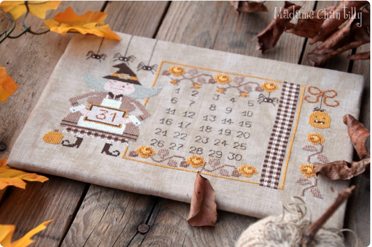 * PREORDER * Halloween Countdown ~ Madame Chantilly ~ Needlework Marketplace 2026