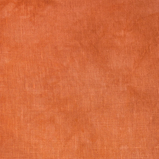 Harvest Pumpkin ~ 32 Count Linen ~ Fabrics by Stephanie