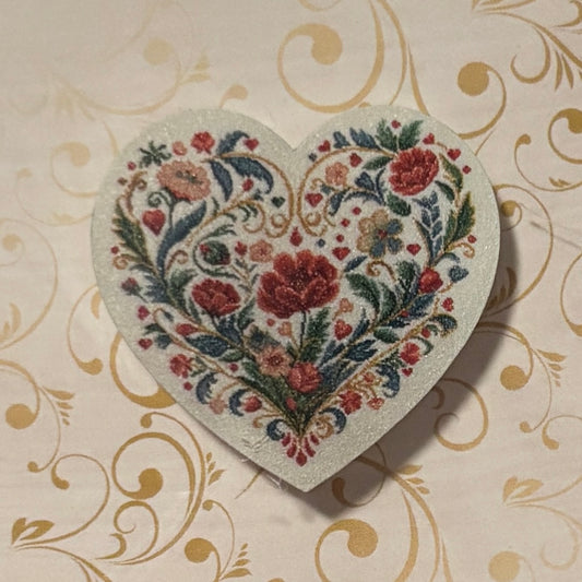 Heart Blooms Needle Minder ~ Artmishka ~ Willoughby Ann