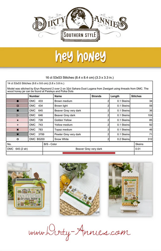 Hey Honey ~ Dirty Annie's Southern Style