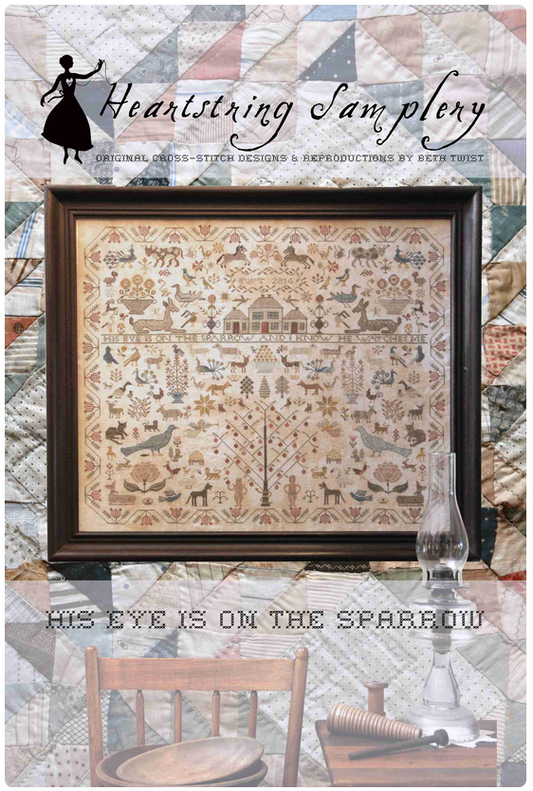 His Eye is on the Sparrow ~ Heartstring Samplery