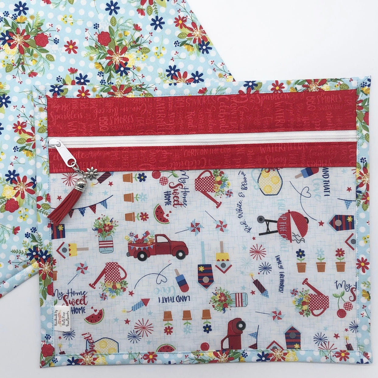Home Sweet Home ~ Vinyl Front Project Bag