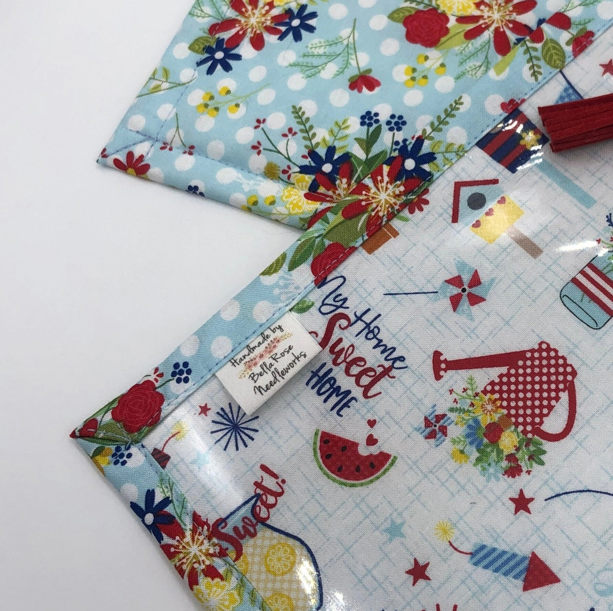 Home Sweet Home ~ Vinyl Front Project Bag