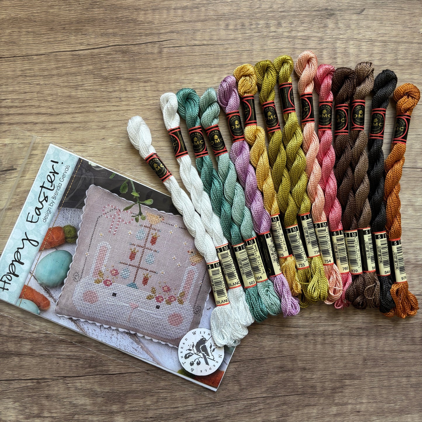 Hoppy Easter ~ Chart & Floss Conversion Pack ~ With Thy Needle & Thread