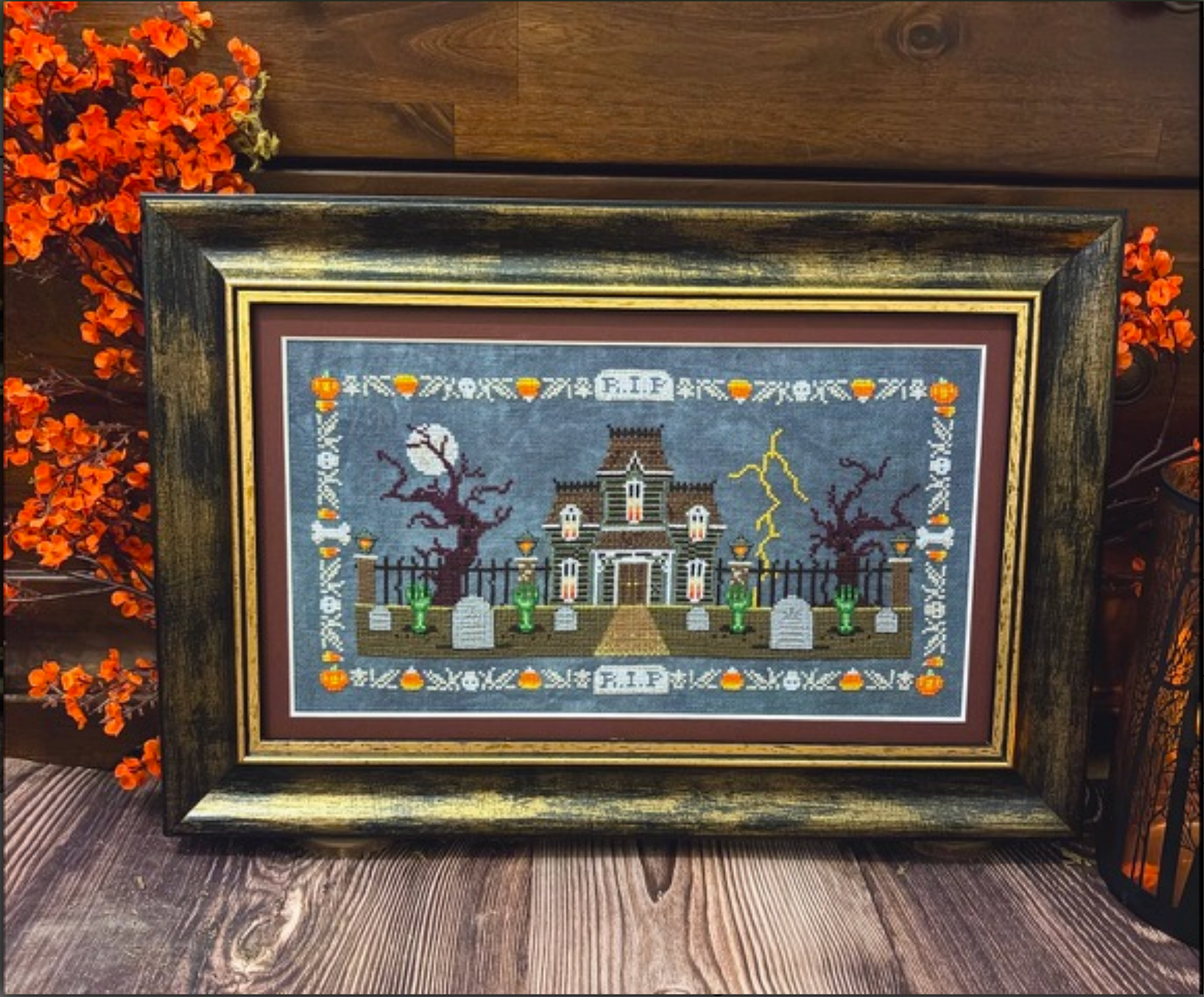 * PREORDER * House in the Haunted Cemetery ~ Flossabilities ~ Needlework Marketplace 2026