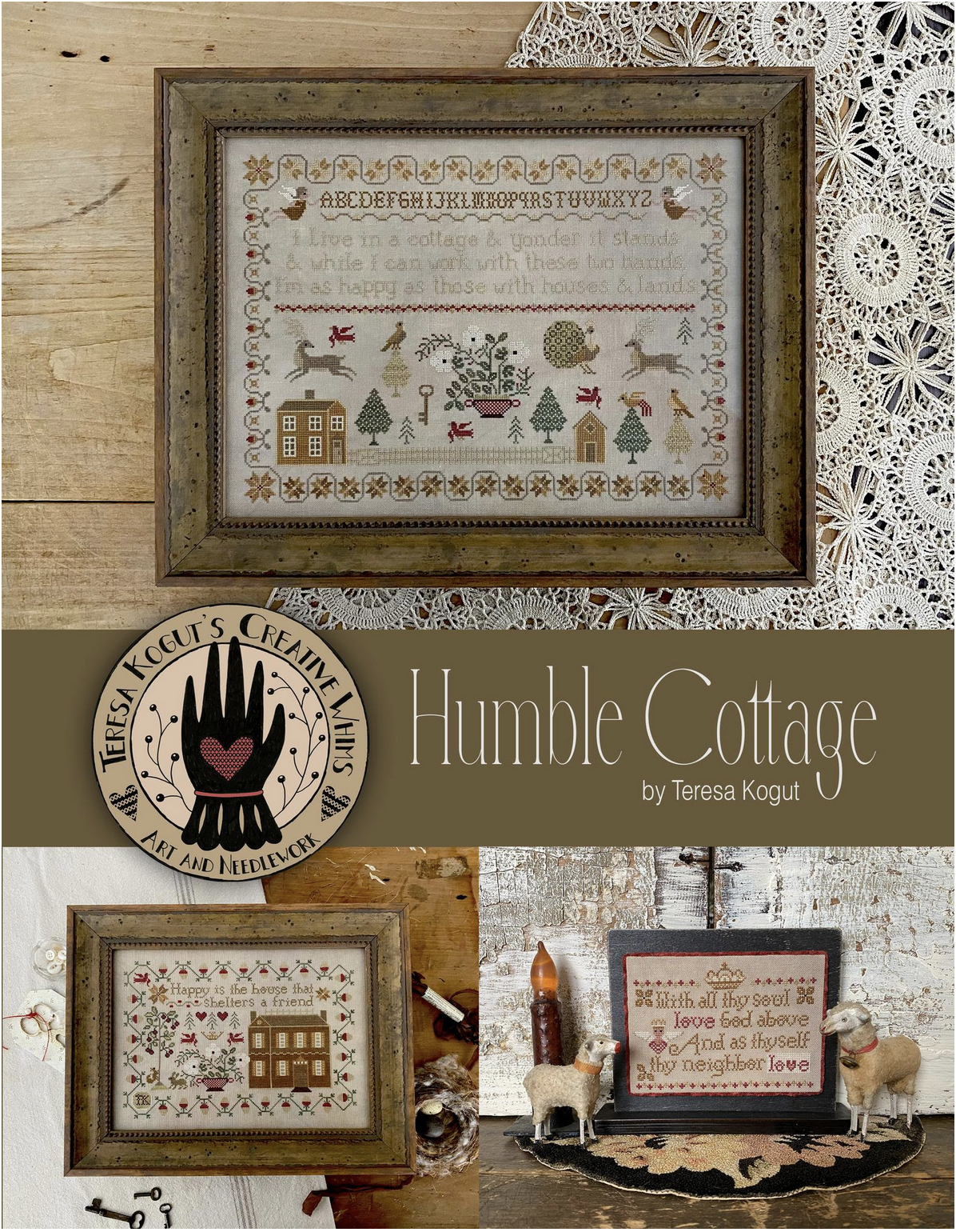Humble Cottage - Book of 3 Designs ~ Teresa Kogut