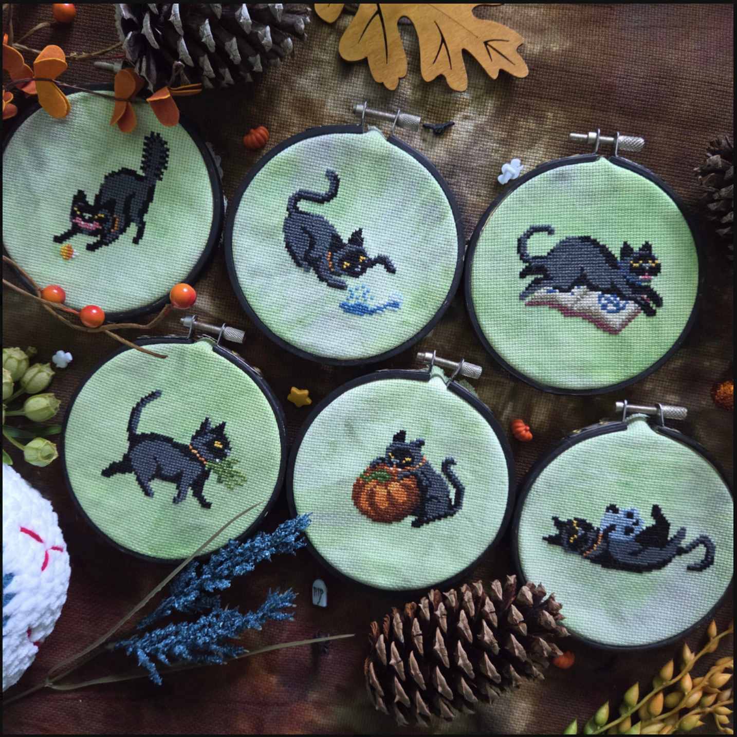 * PREORDER * Inappropriate Cats ~ BAD Stitch ~ Needlework Marketplace 2026